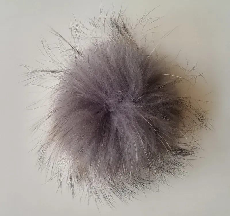 15cm raccoon fur Pom Pom ball fashion decorations accessories 