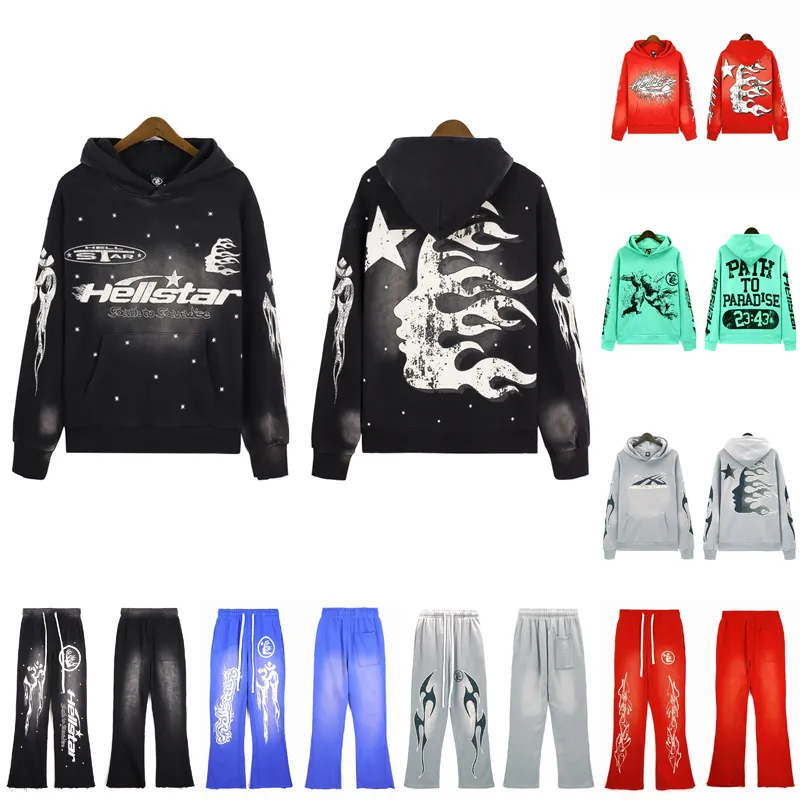 Bluza męskie damskie bluzy z kapturem projektant dla mężczyzn bluza z kapturem American retro błoto druk stary sport swobodny głośniki rozmiar s-xl