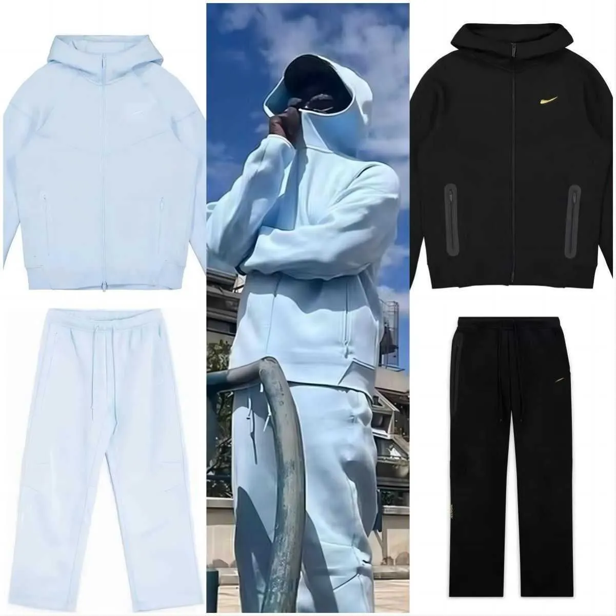 Mens Sports nocta Tracksuit Designer Hoodie Pants Set Two Piece Suit Men Woman hooded sweater Techfleece Trousers Track suits Bottoms Running Joggers e23