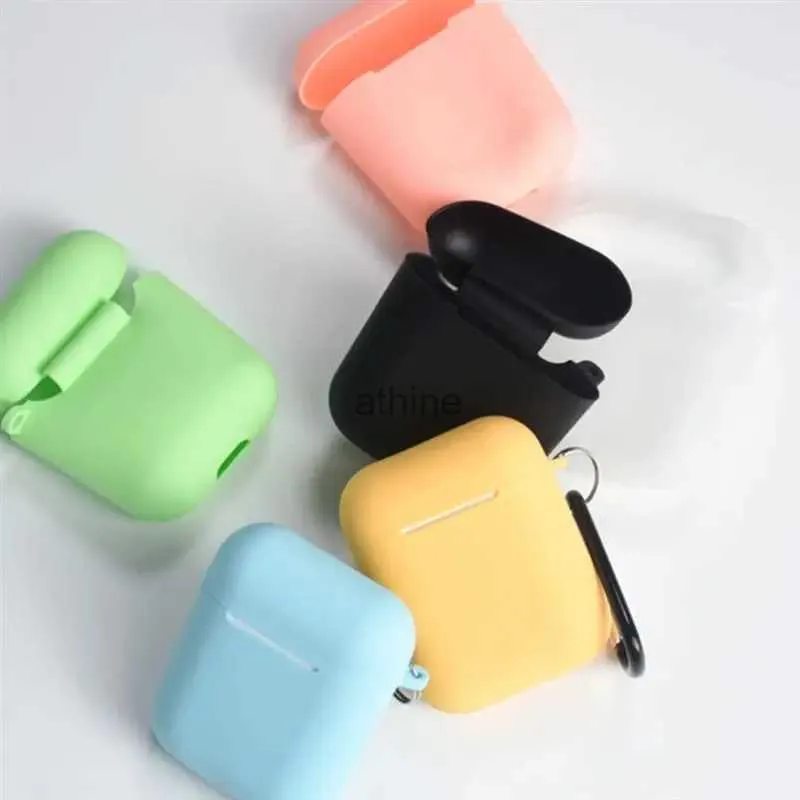 Cell Phone Cases Earphones Cover Silicone Bluetooth Headset Case Wireless Earbuds Protector Replacement for Airpods i9S/i10/i11/i12 YQ240117