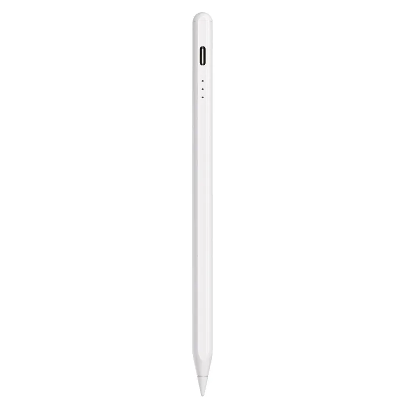 Universal Stylus för Android iOS Windows Capacitive Screen Touch Pen för iPad Apple Pencil för Huawei Xiaomi Tablet Stylus, Pure White, Simple, Charging