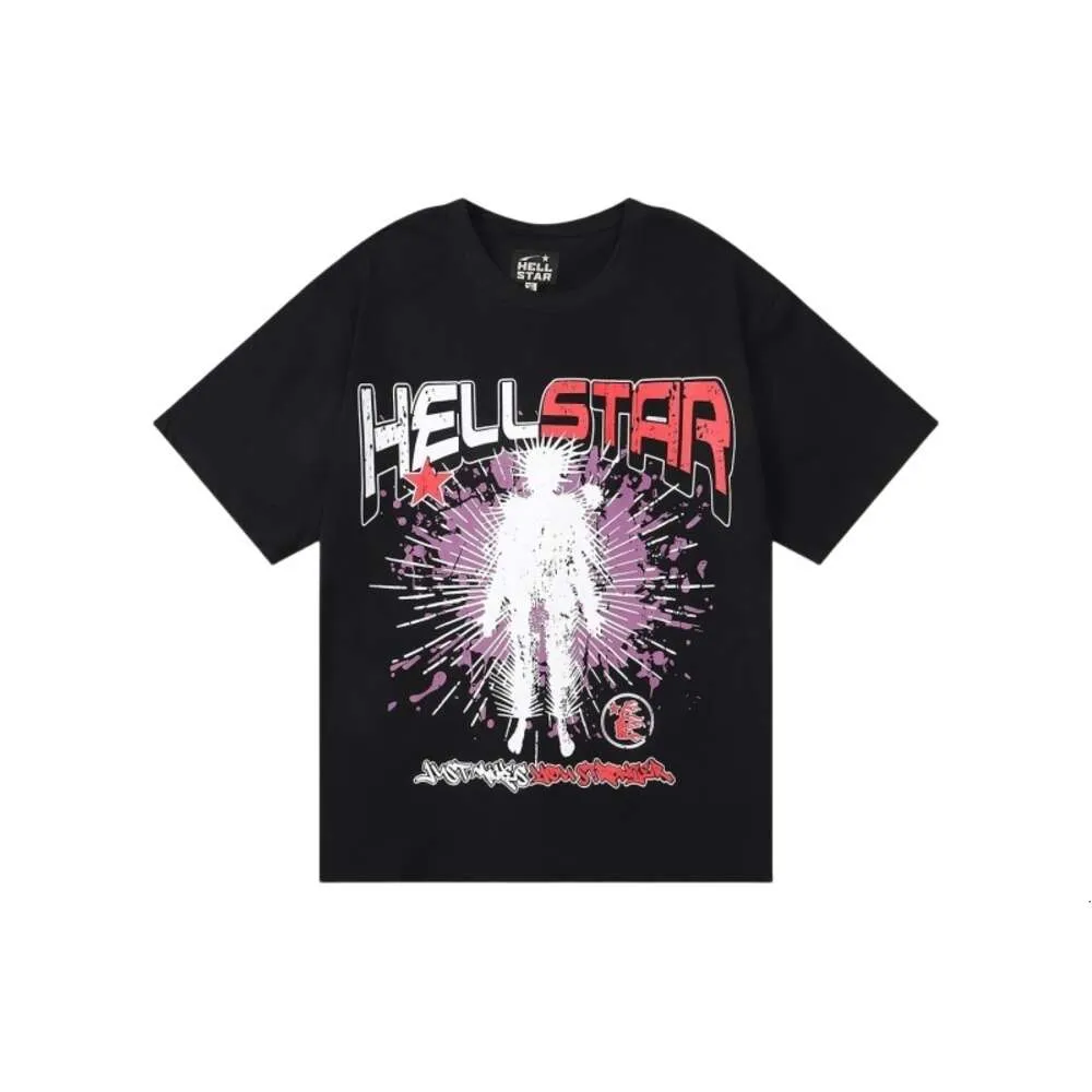 Hellstar Tshirt Designer Original Quality Mens Tshirts Fashion Brand Abstract Character Rap Casual Short Sleeved For Men Women