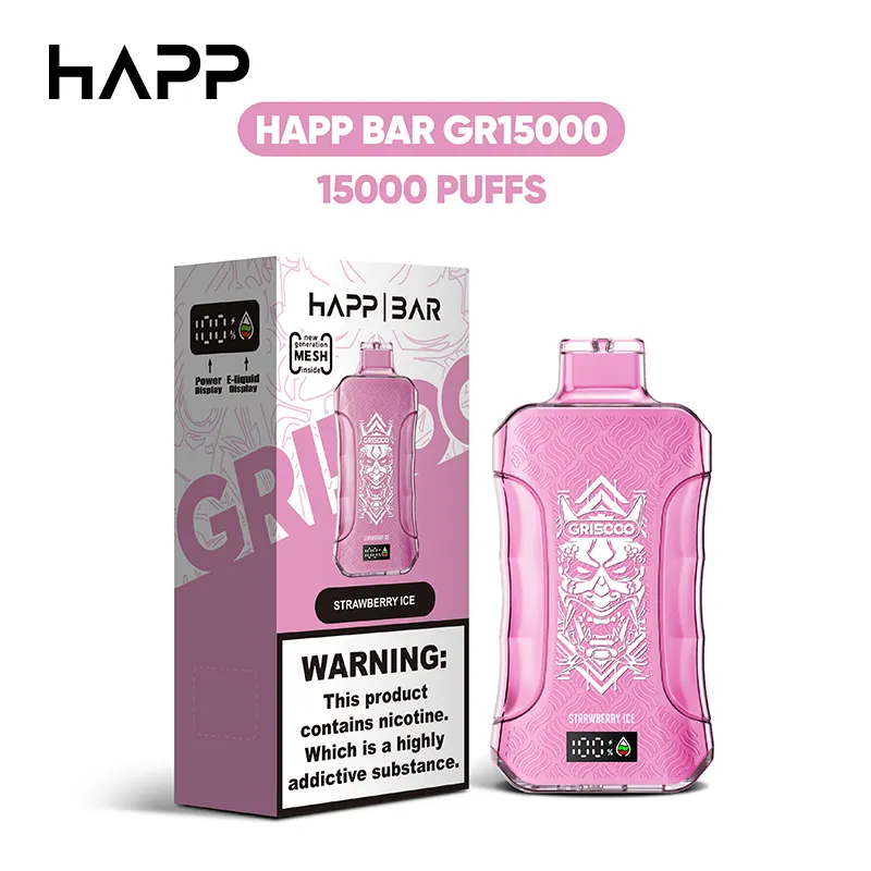 VAPE shisha hookah 15000 Puffs 15k Disposable Vape 650mAh Rechargeable Battery Prefilled Pod 12 Flavors E Cigarettes germany warehouse
