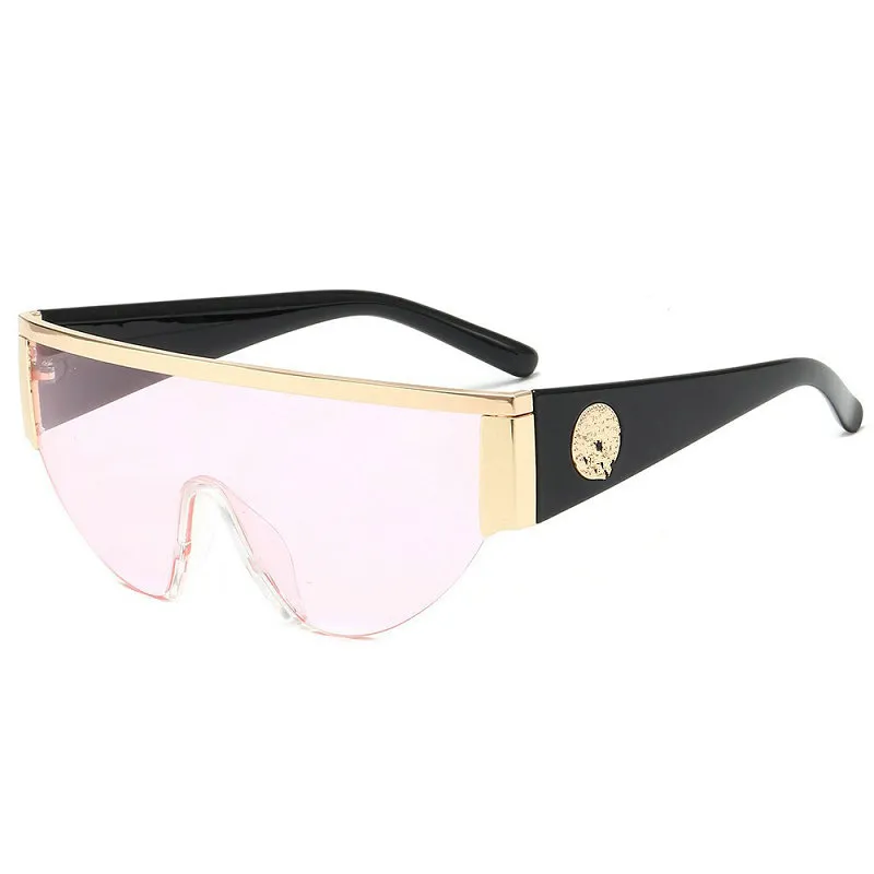 Retro Big Frame Womens Sunglasses Brand Black Square Bradient UV400 Cool Mens Sunglasses One Piece Designer 2023