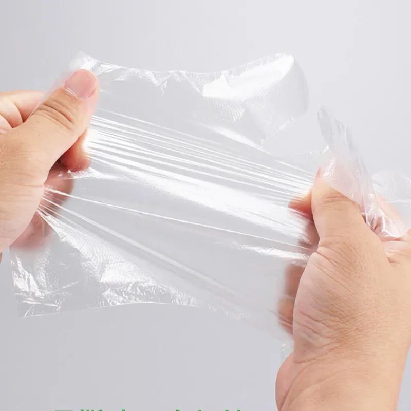 /Pack Disposable Gloves Food-Grade PE Material Transparent For Kitchen BBQ Picnic Cooking Cleaning