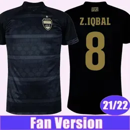 2021 2022 Iraq National Team Mens Soccer Jerseys Home Black Football Shirts Short Sleeve Adult Uniforms