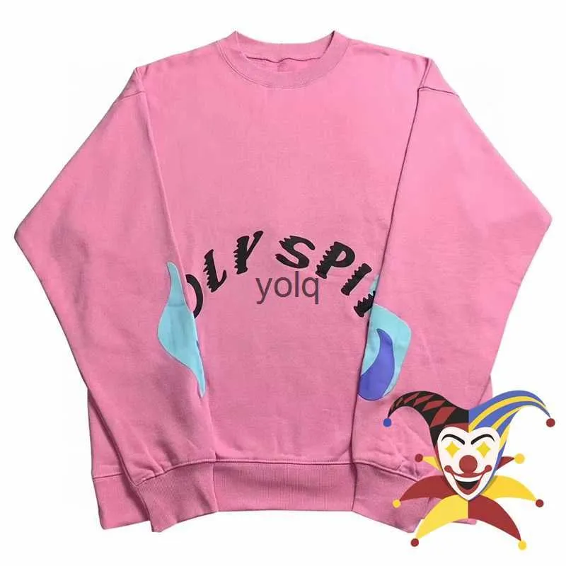 Men's Hoodies Sweatshirts Pink Sunday Service Holy Spirit CPFM.XYZ Sweatshirts Women Men Crewneck Hoodiesyolq