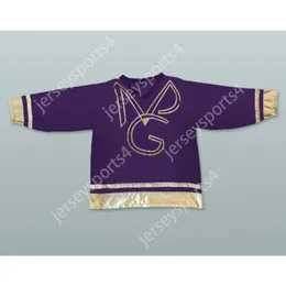 Custom GENERATION PURPLE PRINCE AND THE NEW POWER HOCKEY JERSEY NEW Top Stitched S-M-L-XL-XXL-3XL-4XL-5XL-6XL