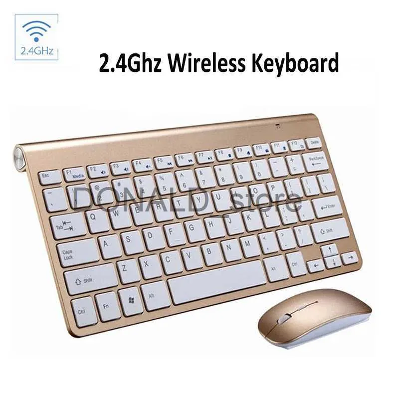 Tangentbord 2.4 GHz Mini Wireless Keyboard and Mouse Set 10m Range Mini Keyboard Mouse Combo Set for NoteBook Laptop Desktop PC Computer J240117