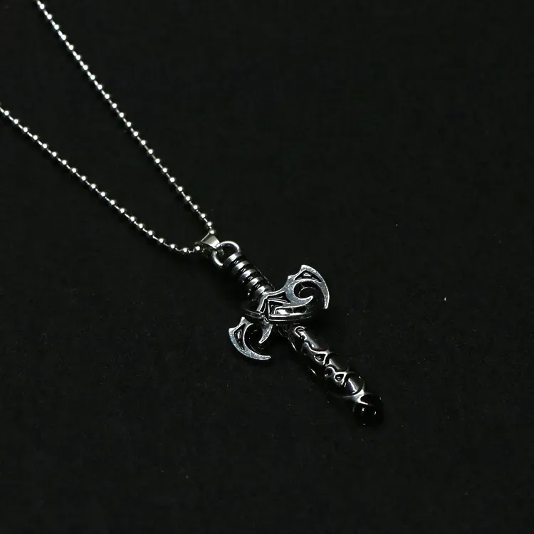 Vintage Gothic Cross Necklaces Antique Silver Color Cool Street Style Pendant For Men Women Gift Wholesale Neck Jewelry