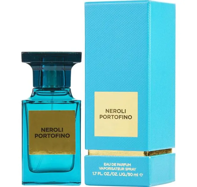 Mulher perfume neroli portofino forte couro notas cítricas mais alto spray feminino quadrado azul garrafa 100ml edp rápido postage3087884