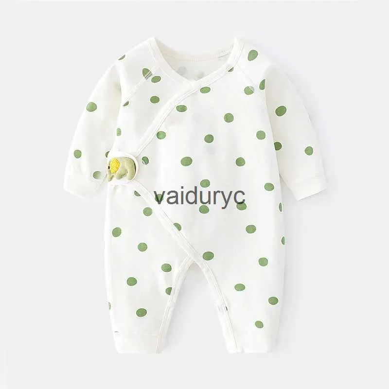 Pullover Lawadka 0-6m Roupas de primavera para recém-nascidos Dot Infantil menina garoto Romper algodão macacão macio macho recém-nascido 0 a 3 meses 2022 H240508