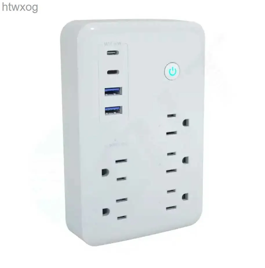 Power Cable Plug Hot Selling Home Use 16A Smart WIFI Power Strip 5 Ways NEMA5-15R Socket Power Strip with USB Type C YQ240117