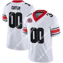 Custom College Georgia Football Jerseys Elijah Holyfield CKirby Smart JT Daniels Nick Chubb Herschel Walker Rodrigo Blankenship Brenton Cox