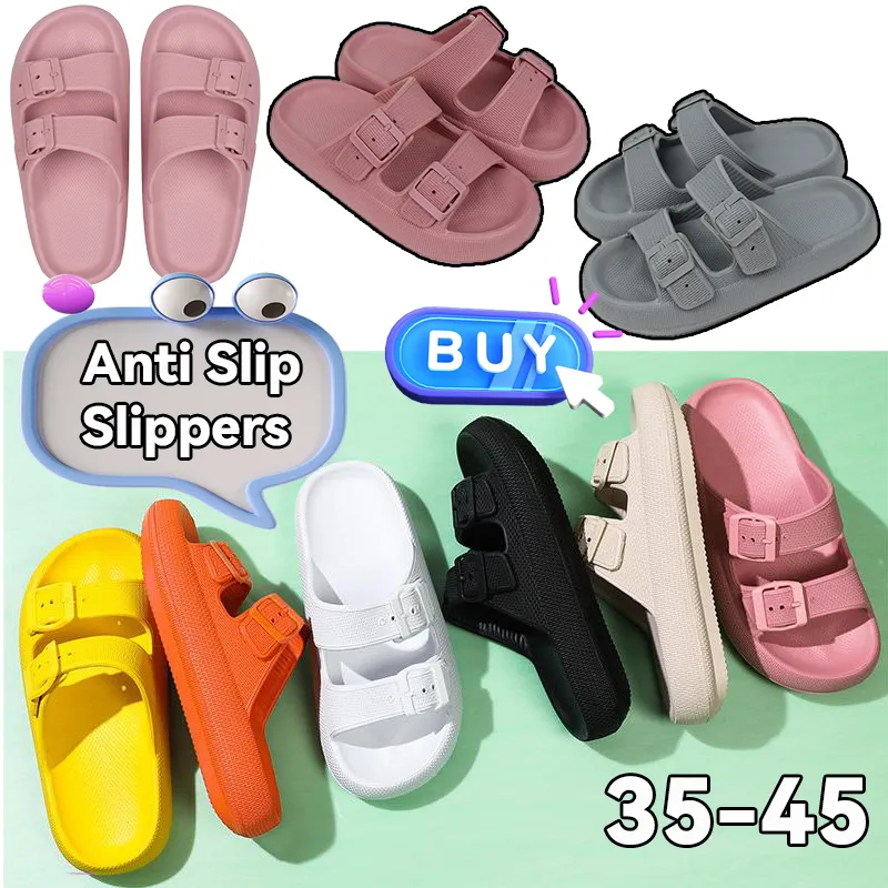 Summer Designer Slide Womans Mans Sandal Fluffy Flat Mule Slides Beige Black Orange Pink Slippers Rum Skor Onyx tofflor Pure Sand Bone Soft bekväm