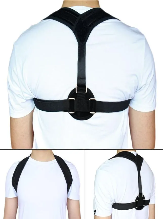 Nieuwe Houding Corrector Schouder Bandage Corset Terug Orthopedische Brace Scoliose Rugsteun Riem voor Man Vrouw7278029