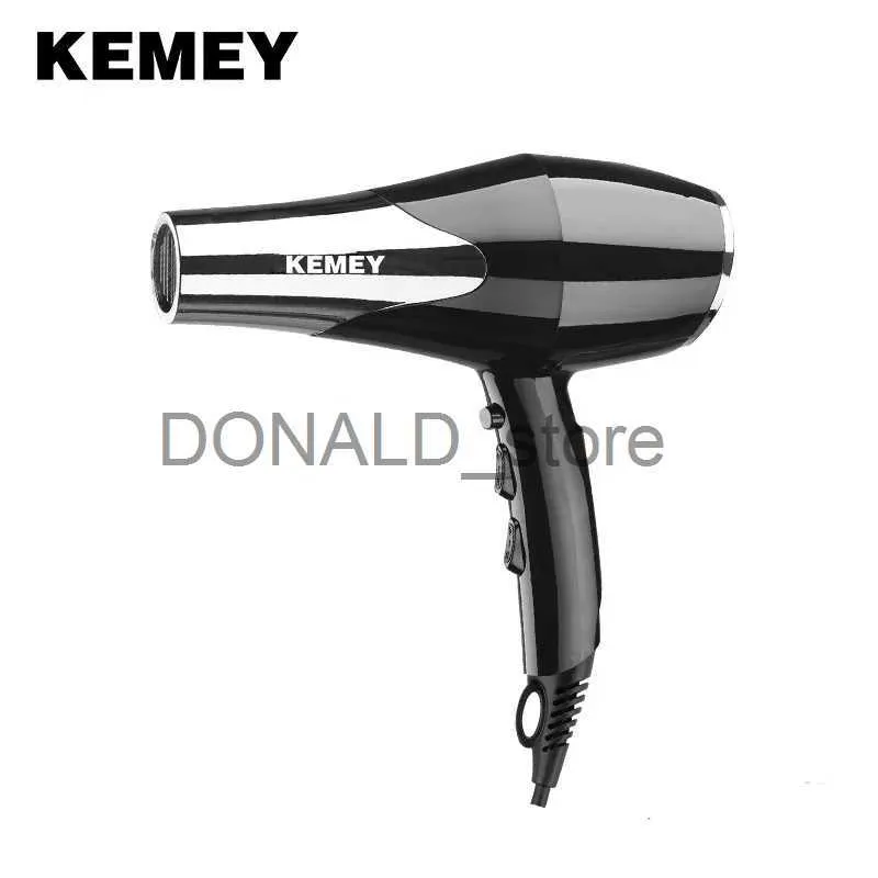 Secador de pelo eléctrico Kemei 3000 vatios Secador de pelo profesional de tamaño completo Secador de pelo profesional con accesorios de boquilla concentradora 3 velocidades de secado rápido J240117