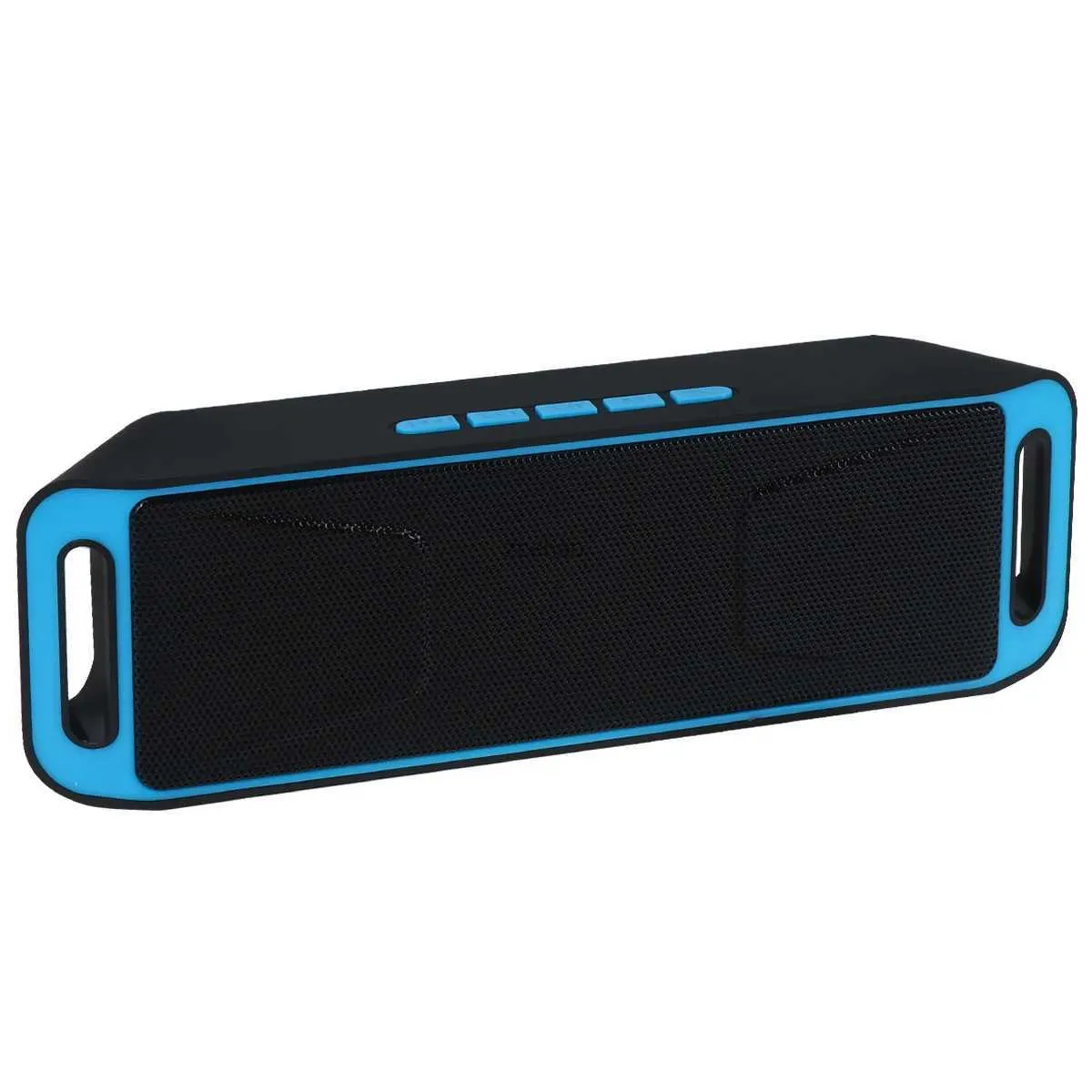 Haut-parleurs d'étagère haut-parleurs d'ordinateur haut-parleur de projecteur alimenté par USB pour ordinateur de bureau, tablettes de jeu et téléphone portable (bleu)