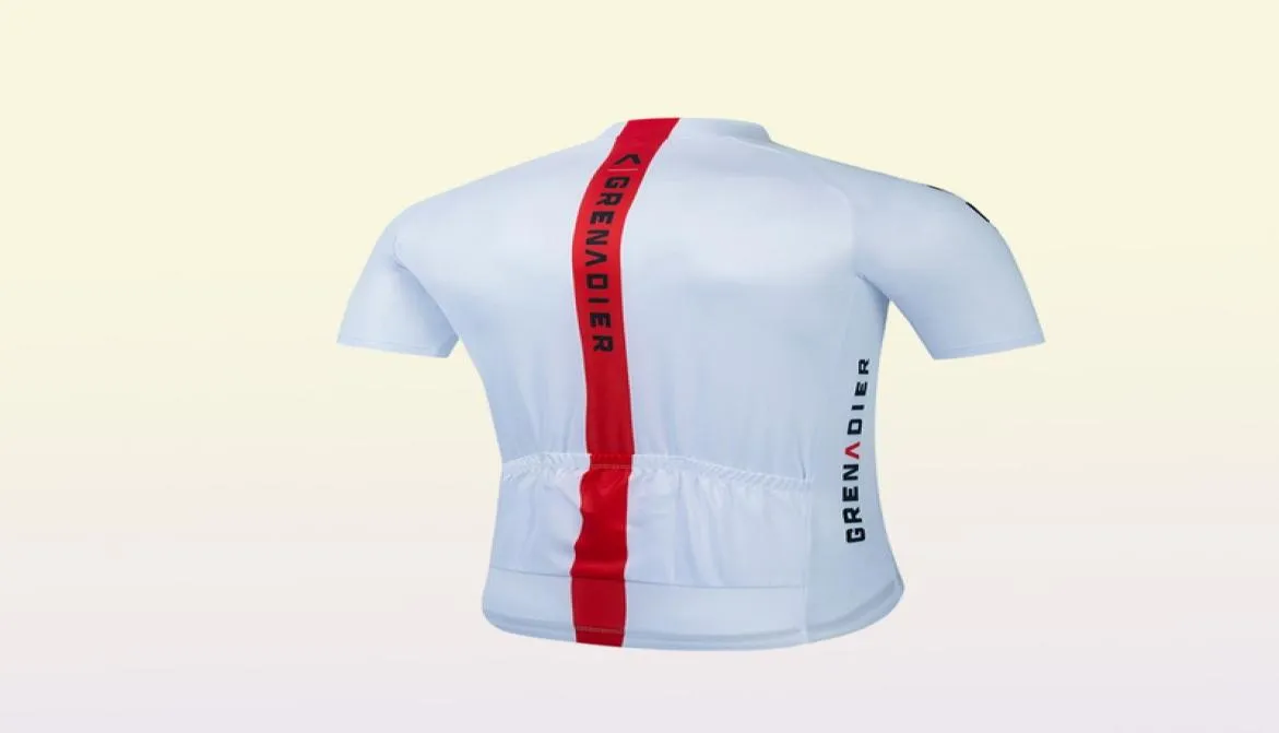 2022 branco INEOS Equipe de Bicicleta Manga Curta Maillot Ciclismo Homens Camisa de Ciclismo Verão respirável Conjuntos de Roupas de Ciclismo 2202222866437