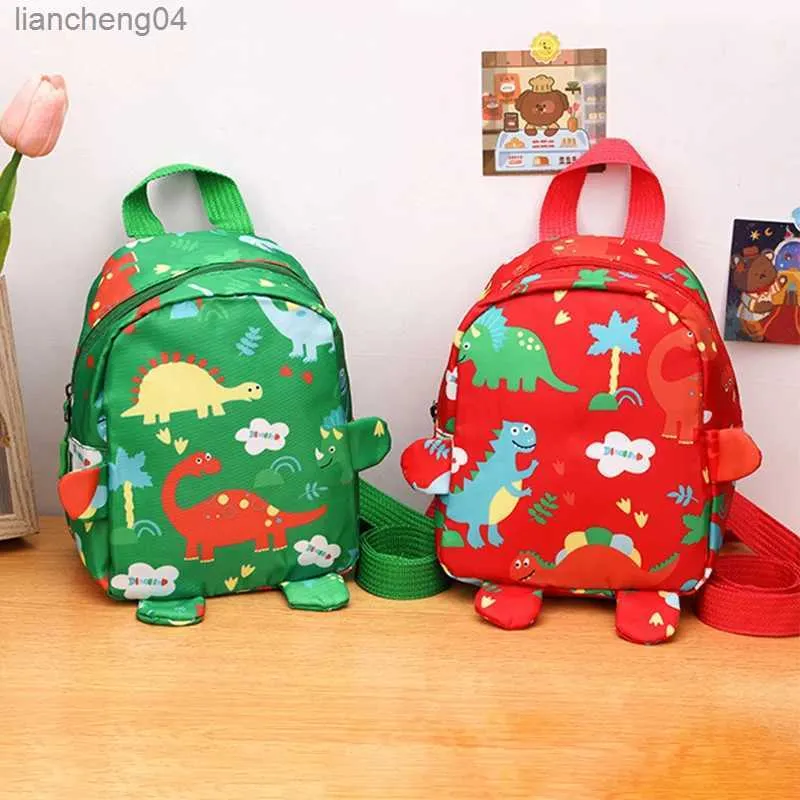 Bolsas de volta à escola bonito dinossauro mochila do bebê crianças mochila do jardim de infância da criança sacos de livro crianças bolsa de moedas saco de lanche