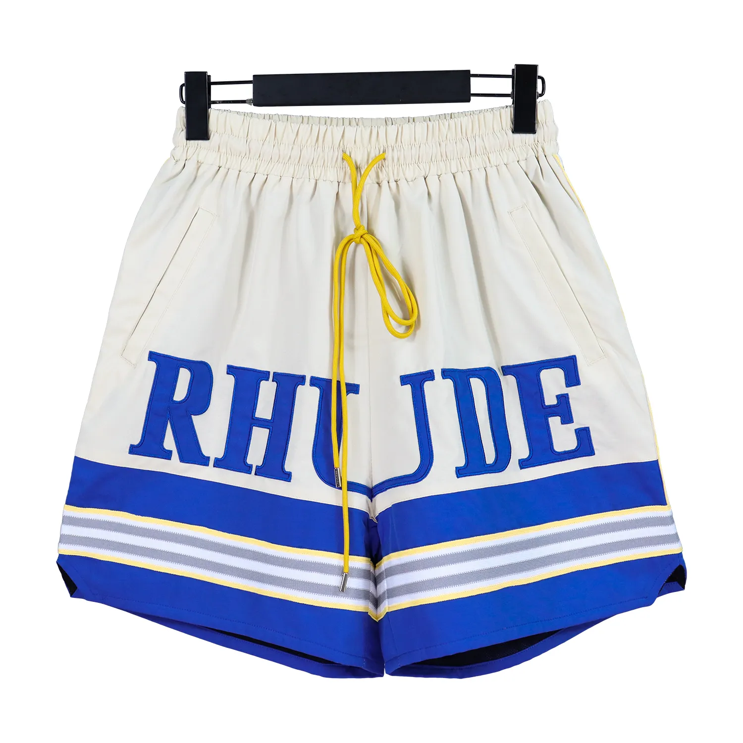 Rhude Shorts Men Women Designer 3M Reflective Summer Fashion Quick Drying Streetwear Casual Hip Hop Beach Sportswear Mens Short Pa ss