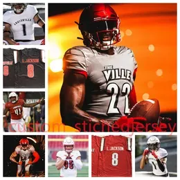 Custom Louisville Cardinals Football Jersey 5 Teddy Bridgewater TOM JACKSON Jaire Alexander Trevon Young Chris  Gerod Holliman Mens Youth Stitched jerseys