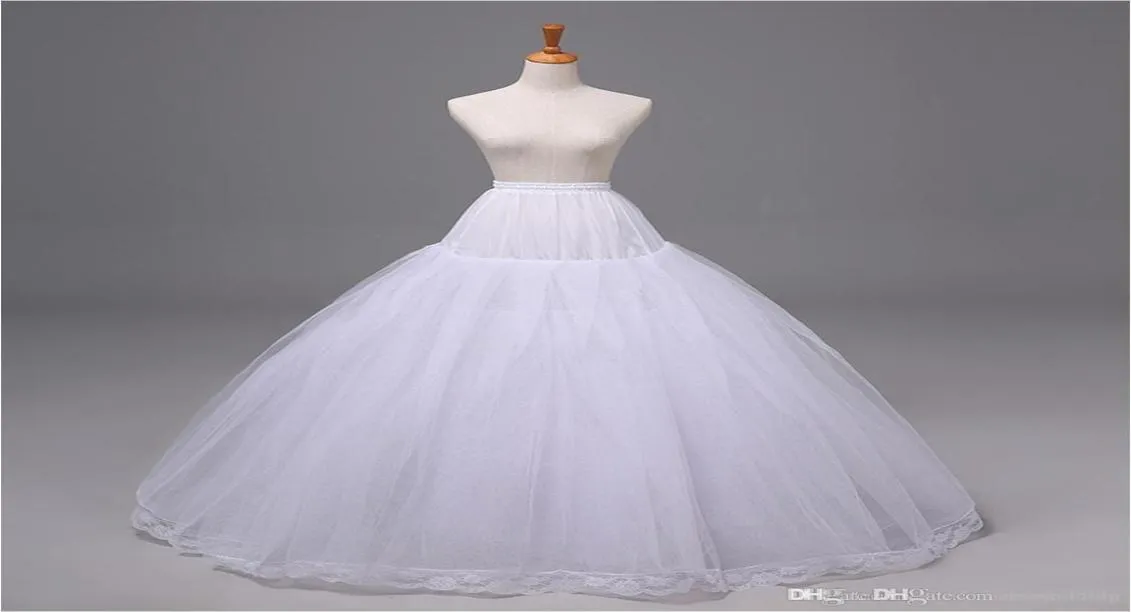 Nouveautés robe de mariée robe de bal jupon sous-jupe jupe Crinoline Slip Tulle Nylon accessoires de mariée 1604003