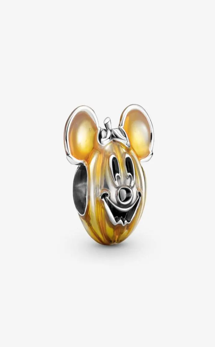 100 925 Sterling Silver Mouse Pumpkin Charms Fit Original European Charm Bracelet Fashion Women Halloween Jewelry Accessories6590782