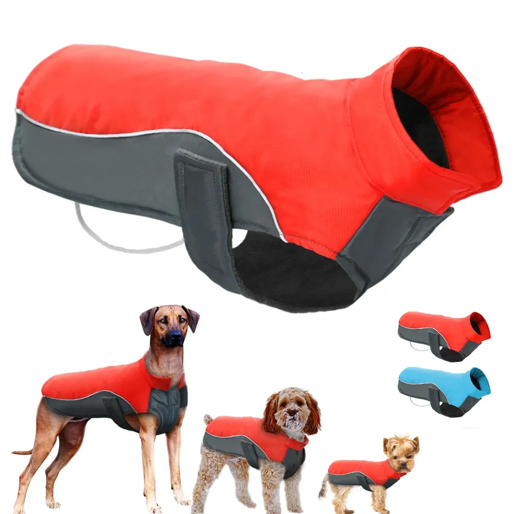 Casaco de inverno para cachorro à prova d'água, jaqueta quente para cachorro, roupas para animais de estimação, roupas para cães pequenos, médios e grandes, ropa para perros y240117