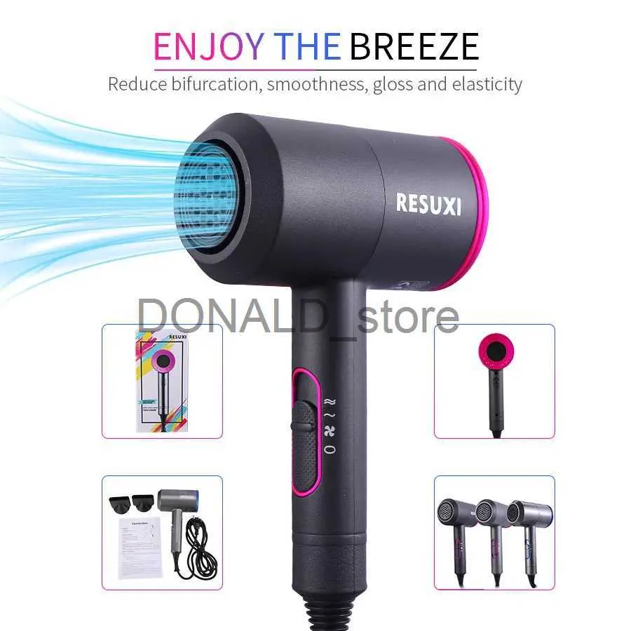 Electric Hair Dryer Professional 2000W Strong Power Hair Dryer for Hairdressing Barber Salon Tools Blower Dryer Low Hairdryer Hair Dryer Fan J240117