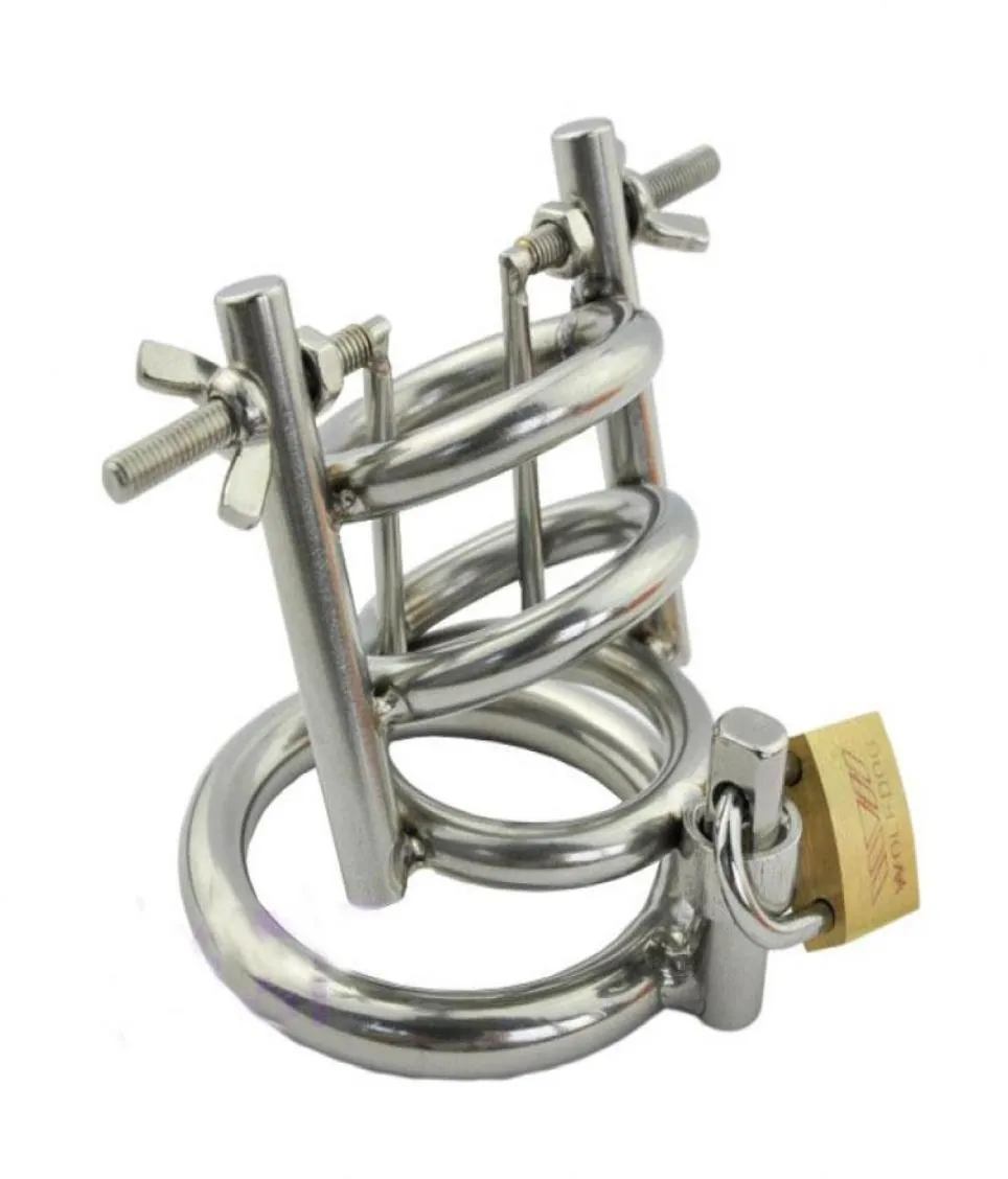 Stainless steel metal urethral chastity cage CB600 metal male chasity lock device torture urethral catheter urethral play3801145