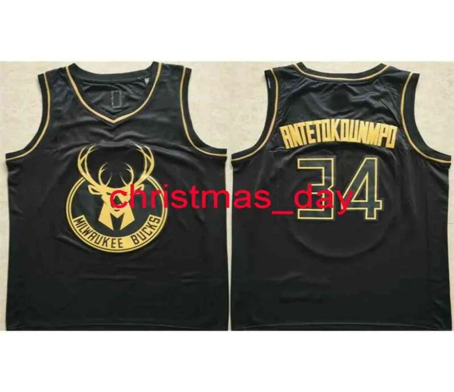 Black and gold giannis jersey cheap
