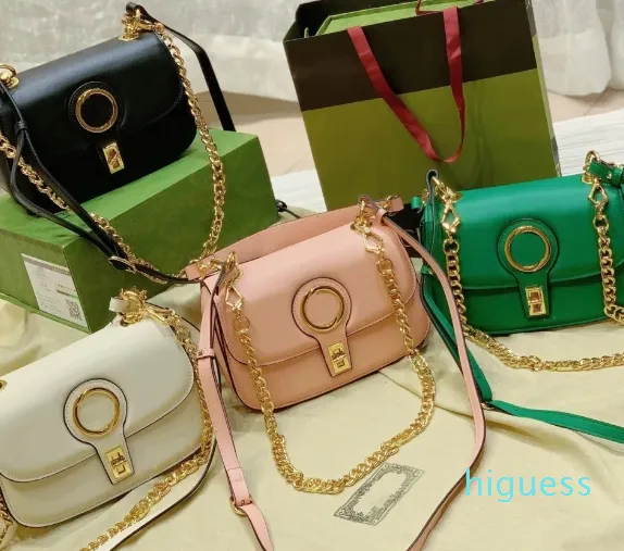 2024 moda de luxo designer bolsa feminina bolsa ombro mulher bolsa couro senhora menina mensageiro cruz corpo corrente grau