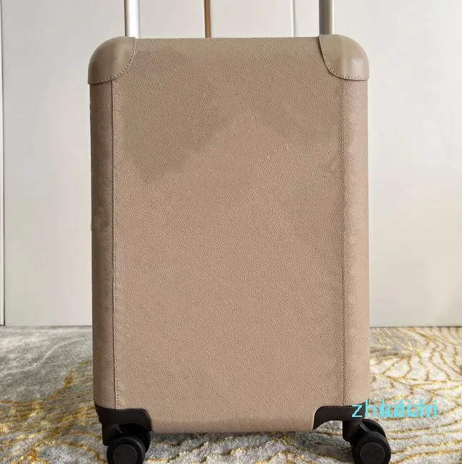 حقائب الأفق 55 أمتعة السفر رجال نساء طباعة الزهرة حقيبة صندوق صندوق حقيبة عالمية العجلة دوفيل.