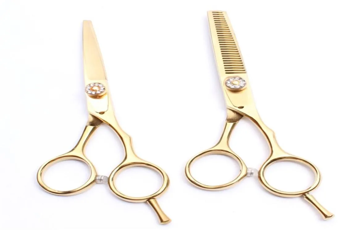 C1020 55quot Japan Steel Thugal Logo Laser Professional Human Hair Scissors Parbers039 Cutting Thinning Scissor4657206