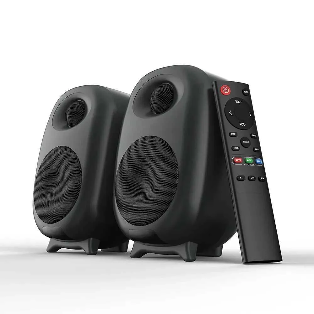 Regallautsprecher Bestisan 60W Gaming-Bluetooth-Lautsprecher Computerlautsprecher Soundbar Heimkino-Soundsystem mit Basseffekt OPT RCA für PC-TV