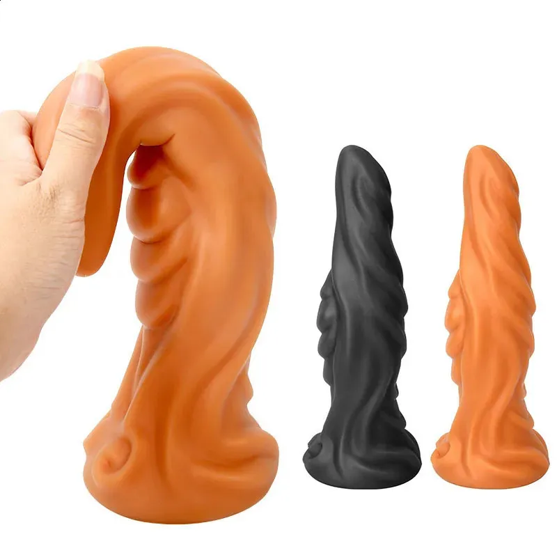 Wolf Tooth Anal Dildo Silicone Big Dilator Stimulate Vaginal Anus Butt Plug Masturbation Sex Toys For Women Men Product 240117