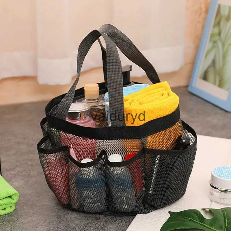 Sacs de rangement Sac pour femmes réutilisable grande capacité Portable maille douche Caddy séchage rapide organisateur de toilette sac Eco sac maquillage Bagvaiduryd