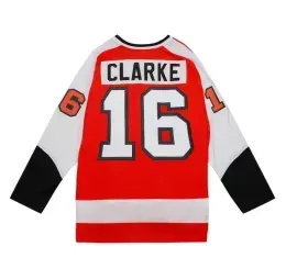 Bobby Clarke Stitched Hockey Jersey  1974-75 Men Women Youth S-3XL retro jerseys