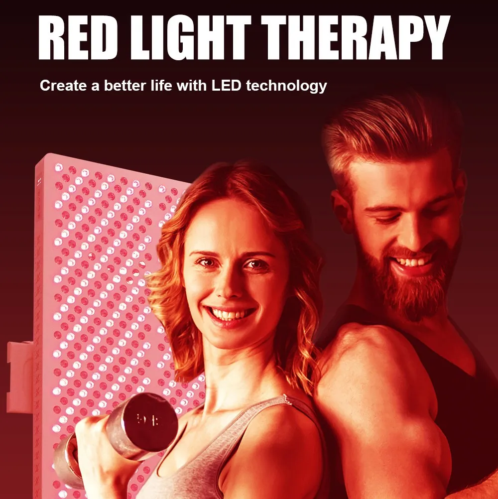 원격 제어 안면 미용 적 붉은 빛 요법 패널 전신 LED 적외선 조명 요법 관절염 통증 완화 피부 회춘 가정의 미용 도구