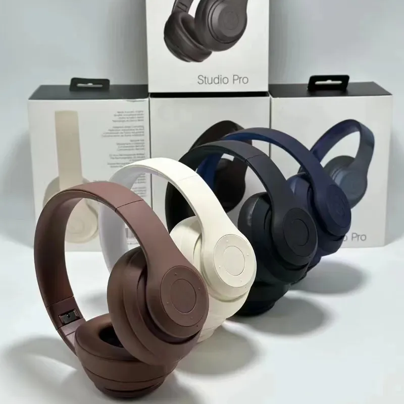 New Convalals Studio Pro Wireless سماعة الرأس ستيريو بوتوث قابلة للطي سماعة رياضية لاسلكية ميكروفون Hi-Fi Heavy Bass Headphones TF Card Music Player مع حقيبة