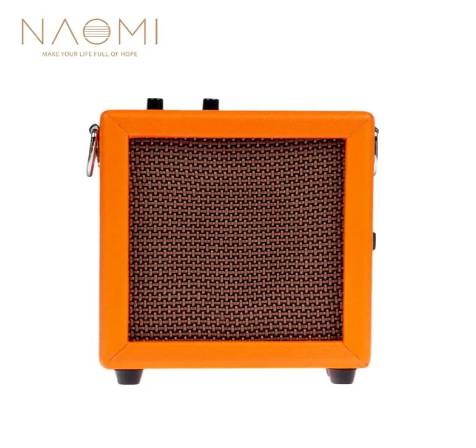 NAOMI Amplificatore Mini Amp Amplificatore Altoparlante per chitarra elettrica acustica Ukulele HighSensitivity 3W Parti di chitarra Accessori3356384