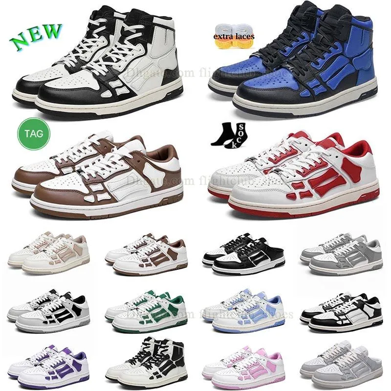 Nome dell'articolo wholesale Top Low ami scarpa scarpa scheletro Skelet Bones Runner scarpe casual sneakers firmate Skel vera pelle plate-forme mocassini con plateau donna uomo