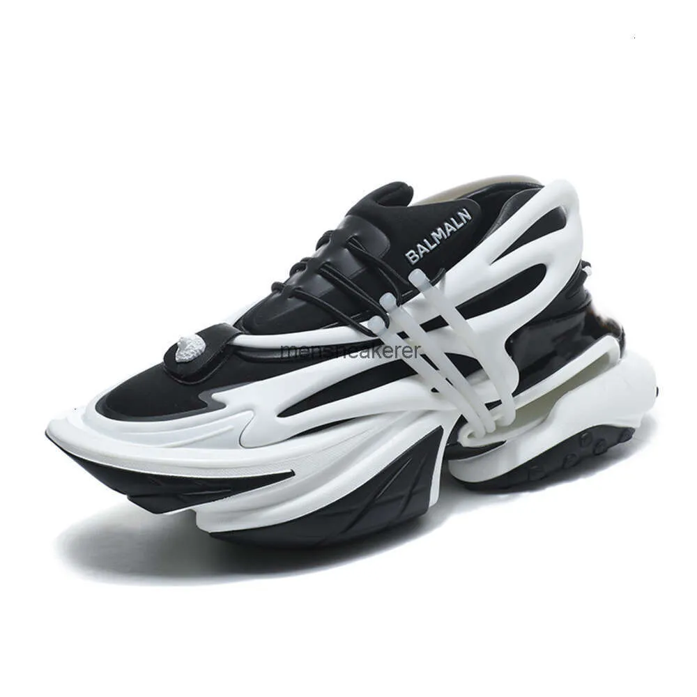 Balmaain sola tênis de alta qualidade designer moda masculina sapatos versáteis grossos tênis alta ascensão nave espacial mxl9