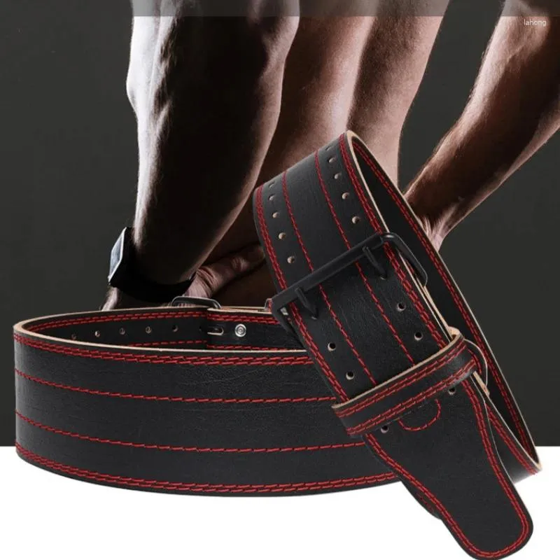 Waist Support Leather Fitness Belt Squat Hard Pull Bench Press Powerlifting Protection Sports Bodybuilding Protective Gear For Back