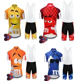 2022 Pro Cartoon Team Cycling Jersey Short 9D set MTB Bike Clothing Ropa Ciclismo Bike Wear Clothes Mens Maillot Culotte269q