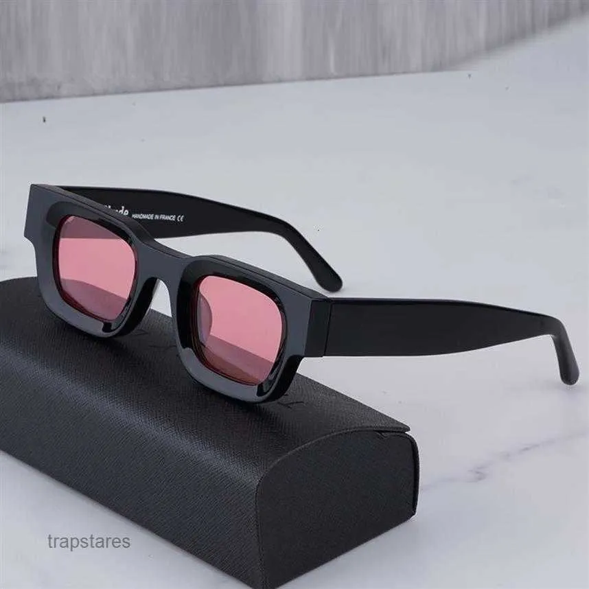 Okulary przeciwsłoneczne Rhude x Thierry Lasry Rhodeo High Street Sunglasses Men and Women Square Antiuv400 Mężczyzna steampunk Premium octan 23021323Z J93D J93D