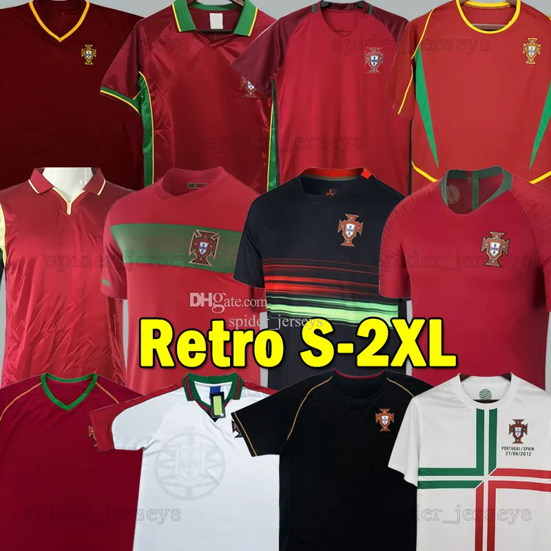 1972 1996 1998 1999 Home Away Retro Portroive Cootcer Jerseys 2000 2002 2004 2006 Portogallo Top 2010 2012 Long Sleeve 2014 15 16 18 Men Usiforms