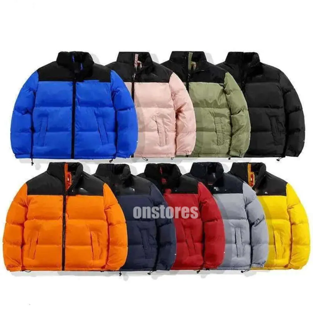 Tasarımcı Northface Puffer Ceket Erkekleri Aşağı Ceket Kuzey Kış Pamuklu Kadın Ceket Parka Ceket Yüz Açık Rüzgar Derbazı Çift Kalın Sıcak Katlar Çoklu Renk