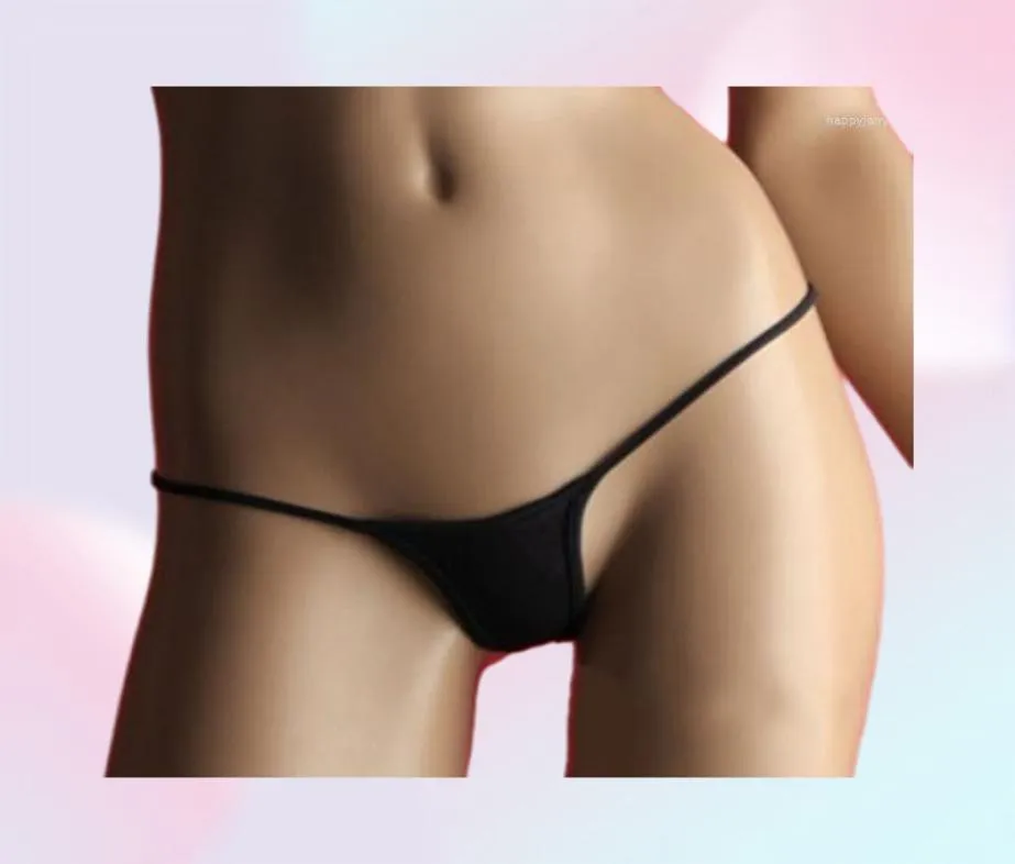 Women039S trosor kvinnor sexig solid mini tback thongs gstring underkläder kvinnliga underkläder mikro trosor sömlösa underbyxor knick2877395